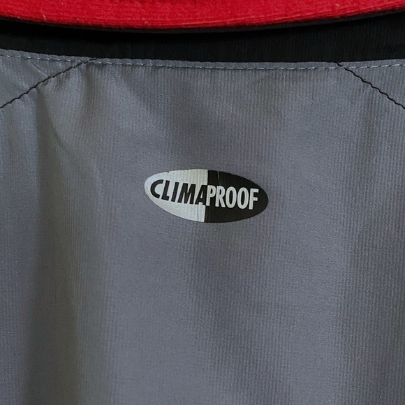 Vintage Adidas Sporty Gray Windbreaker Red Three Stripe Design Men’s Size XL - Picture 7 of 10